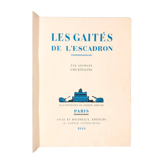 COURTELINE (Georges) – Les gaîtés de L’escadron. 1926.