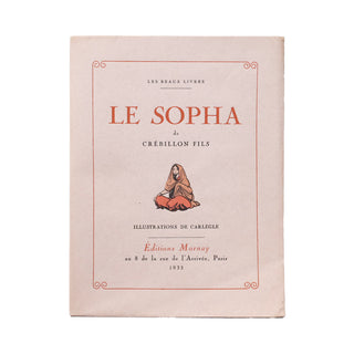 CRÉBILLON FILS – Le Sopha. 1933.