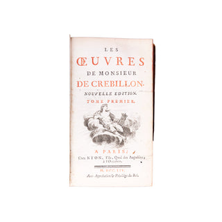 CRÉBILLON - Les Œuvres de Monsieur de Crébillon. 1754.