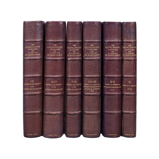 DACIER - Catalogues de ventes et livrets de Salons illustrés Saint-Aubin. 1909-1921.