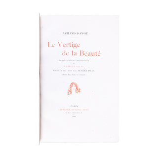 DAYOT (Armand) – JOUAS (Charles) -  Le Vertige de la Beauté. 1906.