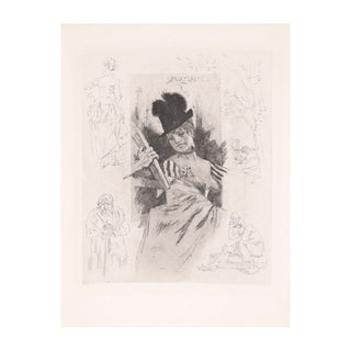 DELATRE - CASTAGNARY - ROPS – Eau-Forte. Pointe sèche et Vernis mou. 1887.