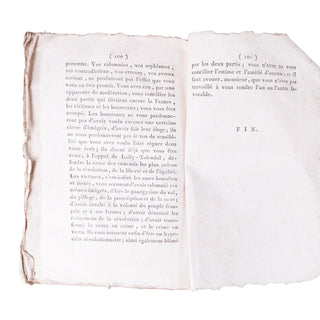 DELBARE - Les Émigrés justifiés. 1797.