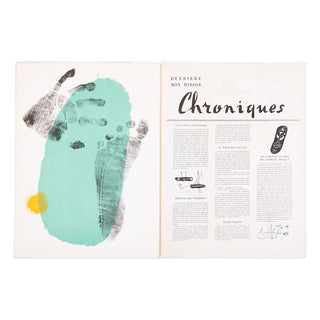 MIRO - ARTIGAS - Derrière le miroir – n° 87-88-89, 1956.