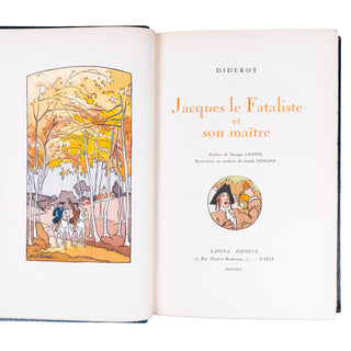 DIDEROT (Denis) - Jacques le Fataliste et son maître. 1922.