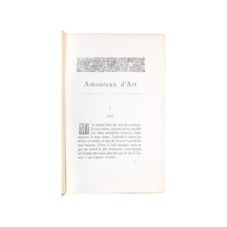 DOLENT (Jean) – Amoureux d'Art. 1888.