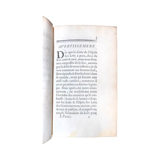 DUPIN (Claude) - Observations sur un livre intitulé de l’Esprit des loix. c. 1751-1758.
