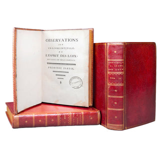 DUPIN (Claude) - Observations sur un livre intitulé de l’Esprit des loix. c. 1751-1758.