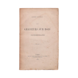 DUPLESSIS (Georges) – Les graveurs sur bois contemporains. 1857.