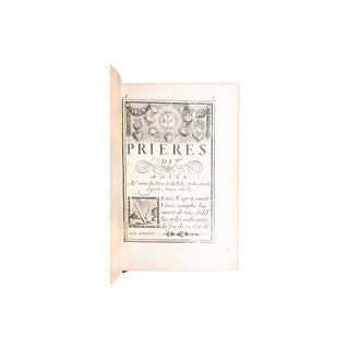 DUVAL (Nicolas) - Nouvelles Heures gravées au burin. c. 1695.