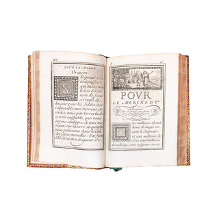 DUVAL (Nicolas) - Nouvelles Heures gravées au burin. c. 1695.