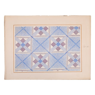[TEXTILE] - Ensemble d’échantillons de soierie. XIXe siècle.