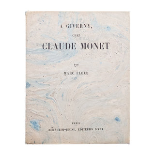 ELDER (Marc) – A Giverny chez Claude Monet. 1924.