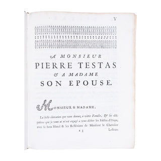 ÉSOPE - LESTRANGE (Robert de) - [BARLOW (Francis) ill.] - Les fables. 1714.