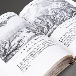 ÉSOPE - LESTRANGE (Robert de) - [BARLOW (Francis) ill.] - Les fables. 1714.