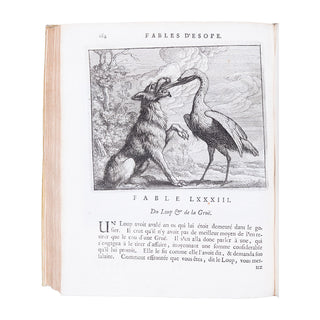 ÉSOPE - LESTRANGE (Robert de) - [BARLOW (Francis) ill.] - Les fables. 1714.