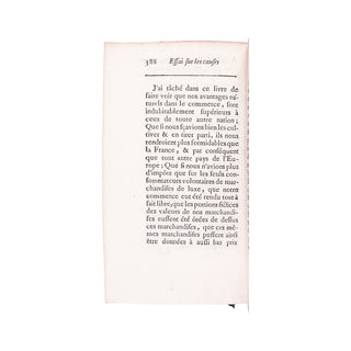 DECKER - Essai sur les causes de déclin du commerce étranger de la Grande-Bretagne. 1757.