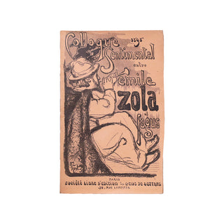 FAGUS (Georges) - Colloque Sentimental entre Émile Zola et Fagus. 1898.