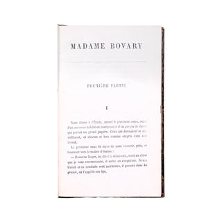 FLAUBERT (Gustave) - Madame Bovary. 1857.