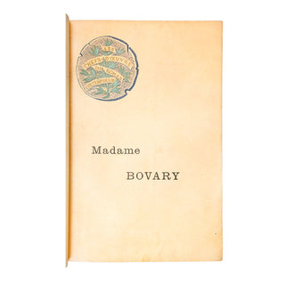 FLAUBERT (Gustave) - Madame Bovary. 1885.