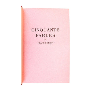 FRANC-NOHAIN – BOUCHER (Lucien) - Cinquante fables. 1929.