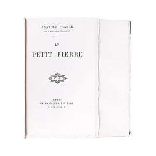 FRANCE (Anatole) - Le Petit Pierre. 1918.