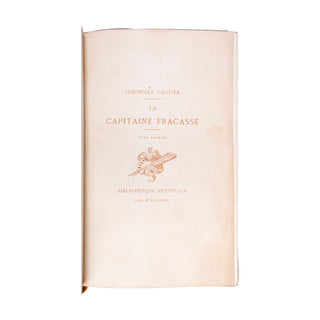 GAUTIER (Théophile) - Le capitaine Fracasse. 1884.