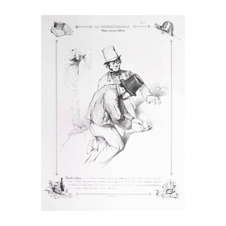 GAVARNI – La Correctionnelle. 1840.