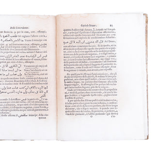 GERMANO DE SILESIA - Fabrica overo dittionario della lingua volgare arabica, et italiana. 1636.