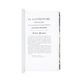 GRIMOD DE LA REYNIÈRE - CADET-GASSICOURT - Le gastronome français ou l’art de bien vivre.