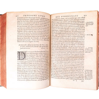GUICHARD - Funérailles & diverses manières d’ensevelir des Rommains, Grecs, & autres. 1581.