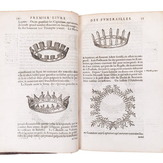 GUICHARD - Funérailles & diverses manières d’ensevelir des Rommains, Grecs, & autres. 1581.