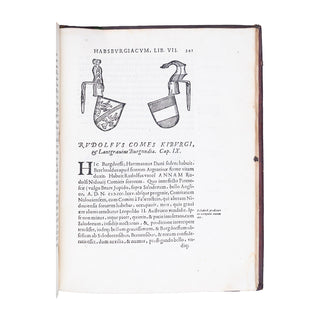 GUILLIMANN (Franz) - Habsburgiaca sive de antiqua, et vera origine domus austria vita. 1605.