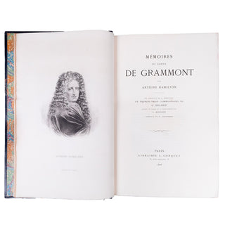 HAMILTON (Antoine) - Mémoires du comte de Grammont. 1888.