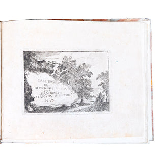 HANSON (Jean-Joseph) - Cahier de diverses vues. Seconde moitié du XVIIIe siècle.