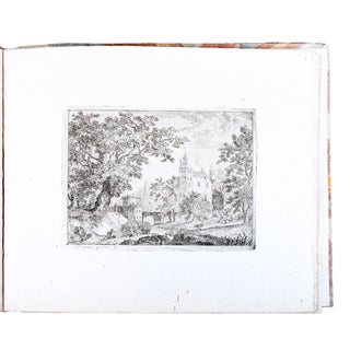 HANSON (Jean-Joseph) - Cahier de diverses vues. Seconde moitié du XVIIIe siècle.