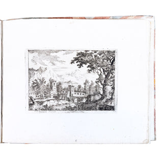 HANSON (Jean-Joseph) - Cahier de diverses vues. Seconde moitié du XVIIIe siècle.