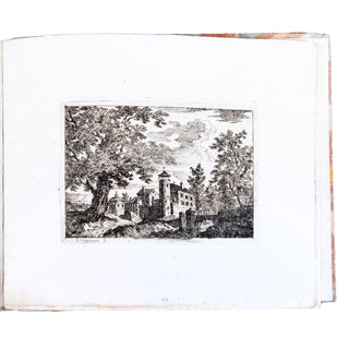 HANSON (Jean-Joseph) - Cahier de diverses vues. Seconde moitié du XVIIIe siècle.