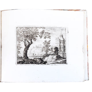 HANSON (Jean-Joseph) - Cahier de diverses vues. Seconde moitié du XVIIIe siècle.