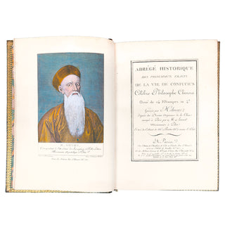 AMIOT (Joseph-Marie) – [HELMAN (Isidore Stanislas)] - Abrégé historique des principaux traits de la vie de Confucius.