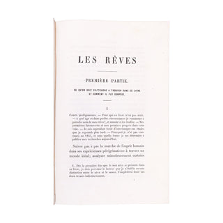 HERVEY DE SAINT-DENYS - Les Rêves et les moyens de les diriger. 1867