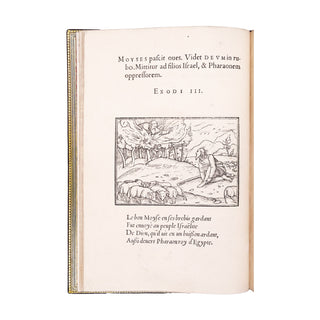 HOLBEIN - CORROZET - Icones historiarum Veteris Testamenti. 1547.