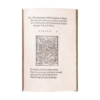 HOLBEIN - CORROZET - Icones historiarum Veteris Testamenti. 1547.