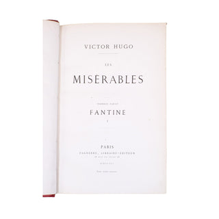 HUGO (Victor) – Les Misérables. 1862.