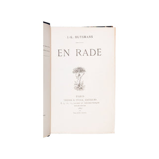 HUYSMANS (Joris-Karl) – En Rade. 1887.