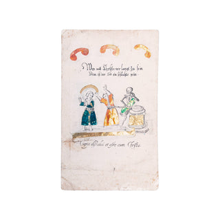 [IMAGE PIEUSE] - Scène macabre. XVIIe siècle.