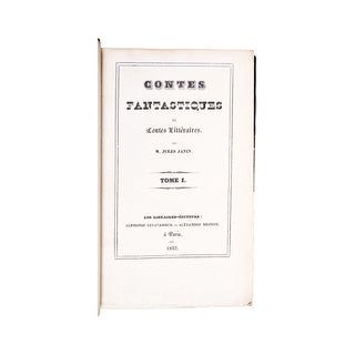 JANIN (Jules) - Contes fantastiques et contes littéraires. [Avec :] Contes nouveaux.