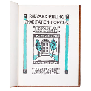 KIPLING (Rudyard) - L’habitation forcée. 1921.