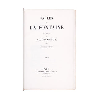LA FONTAINE (Jean de) - GRANDVILLE - Fables. 1838.