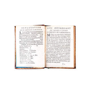 LAENSBERGH - Almanach pour cette année MDCCLXXXIX. 1789.